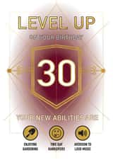 30 thirty Birthday Card 15172 created by Mad Philomena