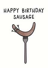 HappyBirthday Sausage Card 40254 created by Mumble