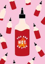 hot sauce Valentines Day Card 32237 created by Jemima de Viell