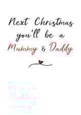 pregnant adult Christmas Card 8441 created by Parsy Designs