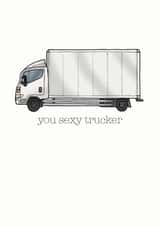 Funny Trucker Card created by Becka Griffin