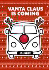 Van dub Christmas Card 12197 created by High Five Prints Co
