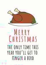 Adult Cheeky Christmas Card 16059 created by Total Bad Cards