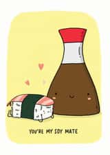 soy soul mate Valentines Day Card 40406 created by Camille Medina