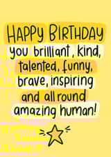 typography contemporary Card 13869 created by Mellow Doodles