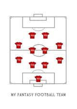 My Fantasy Football Team created by Worry Less Design