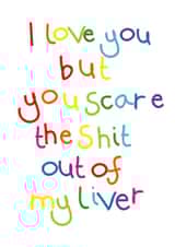 scare shit Valentines Day Card 38027 created by Lucy Likes It