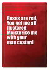 Rude roses are red Valentines Day Card 38858 created by turds of wisdom