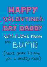 bump pregnant Valentines Day Card 15146 created by Happy Octopus by Rupert Fawcett