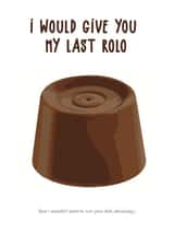 Rolo Diet Valentines Day Card 39220 created by Maya Rose Creations