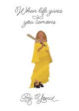 beyonce lemonade Just because Card 7767 created by Lou La La