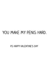 make penis Valentines Day Card 4979 created by Offhand Cards