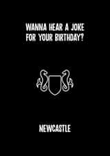 newcastle football Birthday Card 11667 created by Rishi