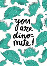 dinosaur dinomite Valentines Day Card 37720 created by Ciara Long