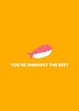 sushi japanese Valentines Day Card 40530 created by Jonni Barratt