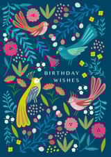 wishes birds Birthday Card 16237 created by Klara Hawkins