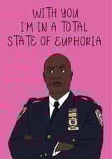 captain holt Brooklyn 99 Valentines Day Card 15878 created by Laura Frances Cards