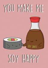 soy sauce card valentines day card Card 30901 created by Magically Crafted