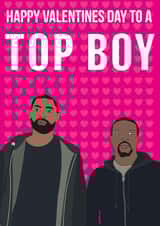 Top Boy kano Valentines Day Card 34673 created by John Wood