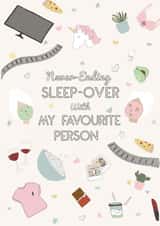 Sleep over with my favourite person created by Tiny Steps