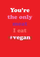vegan valentine Card 30978 created by Joanna Myles