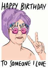 To someone I love Lewis Capaldi birthday card created by Stacie Charlton