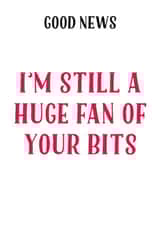 good news still a huge fan Valentines Day Card 35806 created by Tia Russell