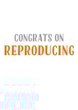 adult reproducing New Baby Card 12654 created by Tia Russell