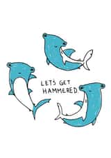 shark hammered Birthday Card 14053 created by Ciara Long