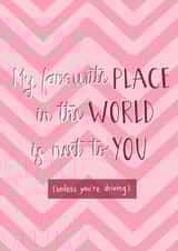 bad driver car Valentines Day Card 39985 created by Carla Letters