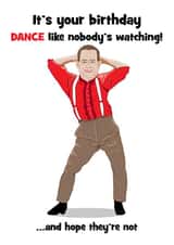 Dance watching Birthday Card 15152 created by Stephanie Scala