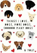 i love dogs...and you! created by Heather Alstead Design LTD