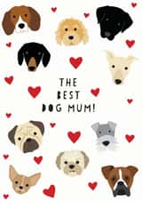 The best dog Mum card created by Heather Alstead Design LTD