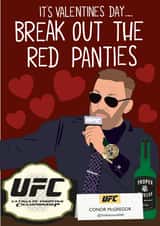 Conor Mcgregor UFC Valentines Day Card 34675 created by John Wood
