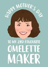 omelette favourite Mothers Day Card 26594 created by The Cake Thief