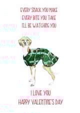 every snack bite Valentines Day Card 14151 created by Sarah Maddox