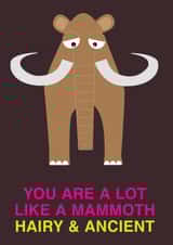 mammoth funny Card 23068 created by Angelica Yiacoupis