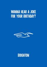 Brighton Football Birthday Card 11670 created by Rishi