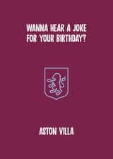aston villa football Birthday Card 11671 created by Rishi