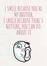 Brother Card 40960 created by Chris Harris