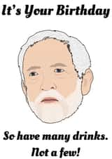 Jeremy corbyn labour Birthday Card 16519 created by Jak Malone