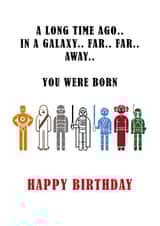 birthday star wars Card 40711 created by Kate Coates Design Studio