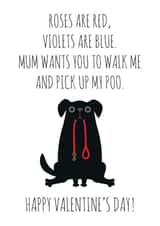 adult illustration Valentines Day Card 7615 created by Chelsey Adams