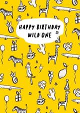 Child cute Birthday Card 16562 created by Poppy Jane Prints