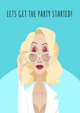 cher let's get Birthday Card 22896 created by Christina Connelly