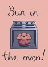 bun in Pregnancy Card 8029 created by Bloom & Lark Designs