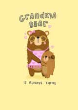 Grandma cute Mothers Day Card 11075 created by Blue Kiwi Design