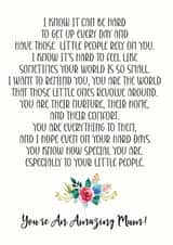 A card for your mother created by The Monochrome Bow