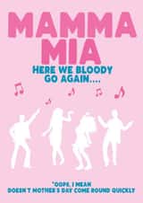 mamma mia here we go Mothers Day Card 8218 created by Filthy Sentiments