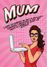 funny internet Mothers Day Card 40713 created by Kate Coates Design Studio